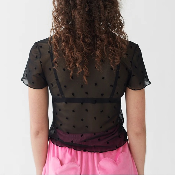 LAZY OAF Flock Off Sheer Tee - Picture 2 of 3